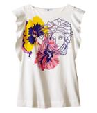 Versace Kids - Dress With Medusa And Flower Graphic