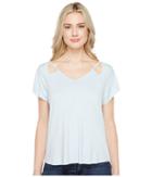 Michael Stars - Mavie Slub Jersey V-neck Tee