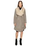Diane Von Furstenberg - Jenna Double Face Wool Two-tone Wrap Coat