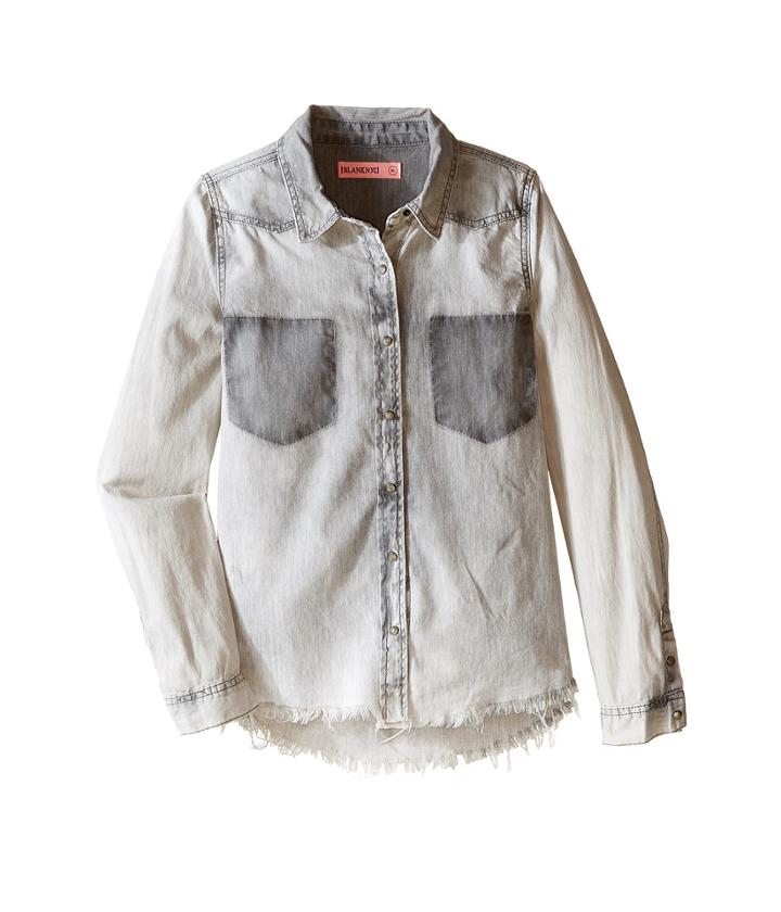 Blank Nyc Kids - Relaxed Button Down In Skip Class