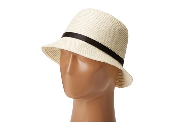 Lauren Ralph Lauren - Cloche Hat W/ Leather Belt