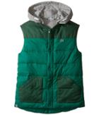 Lacoste Kids - Flannel Lined Padded Vest With Attached Hood