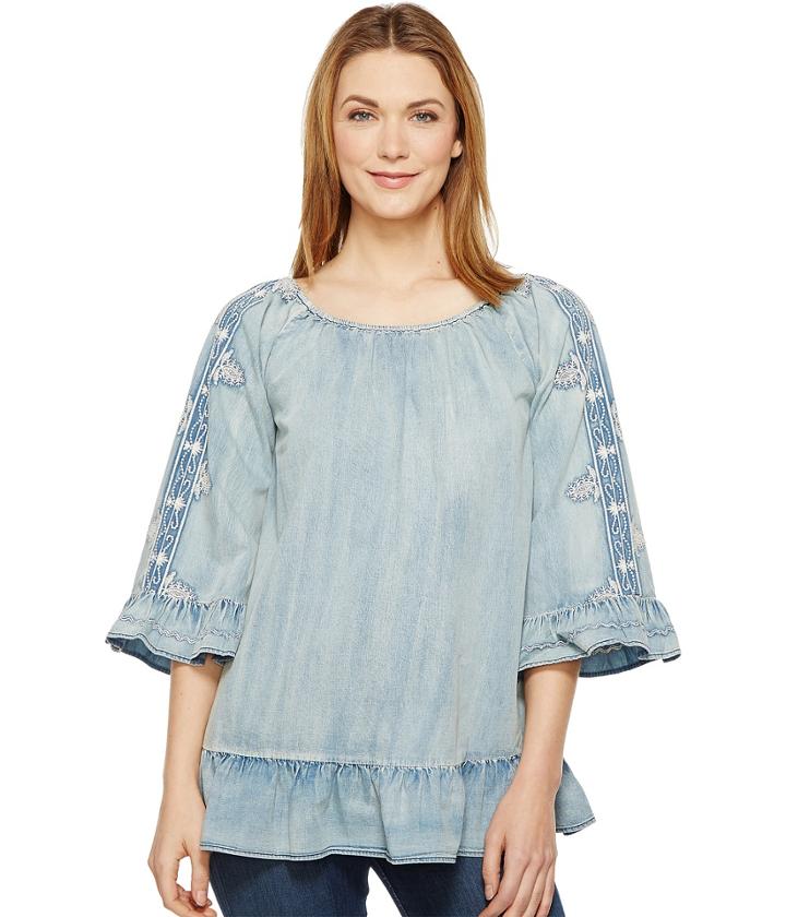 Tasha Polizzi - Denim Kelli Top