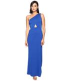 Adrianna Papell - Jersey One Shoulder Gown W/ Cutout
