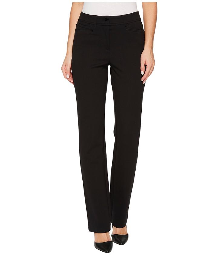 Tribal - Zip Front 32 Ponte Straight Leg Trousers