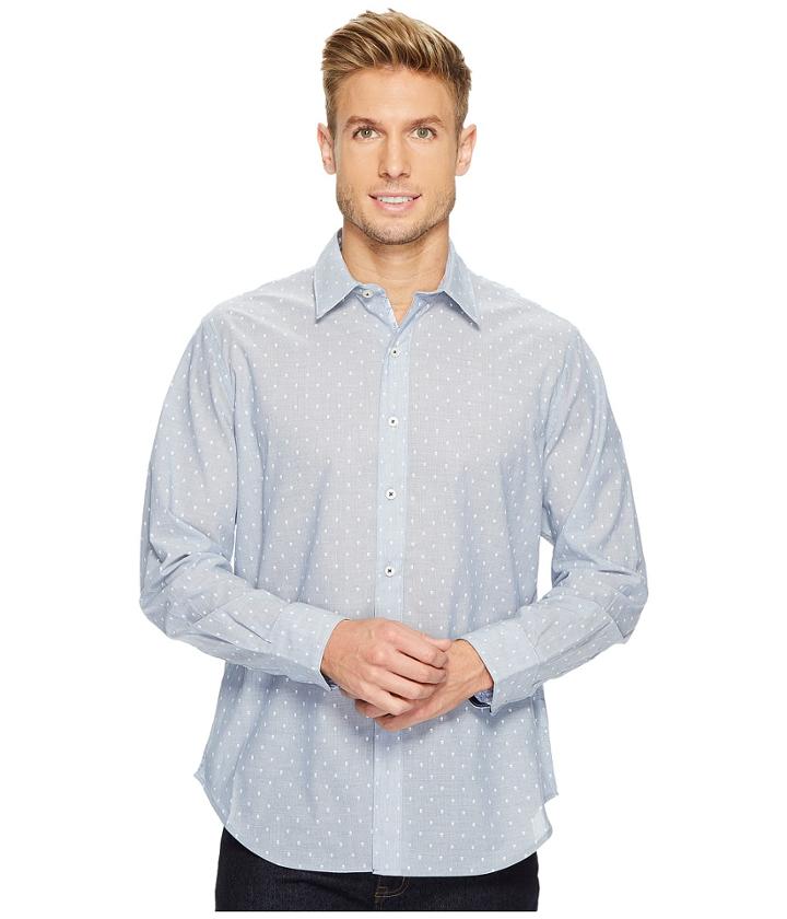 Robert Graham - Dogtown Long Sleeve Band Collar Shirt