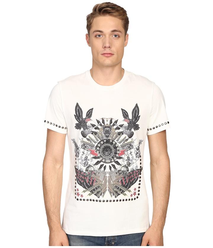 Just Cavalli - Slim Fit Abstract Print Jersey T-shirt