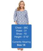 Fresh Produce - Plus Size Shibori Dalia Dress
