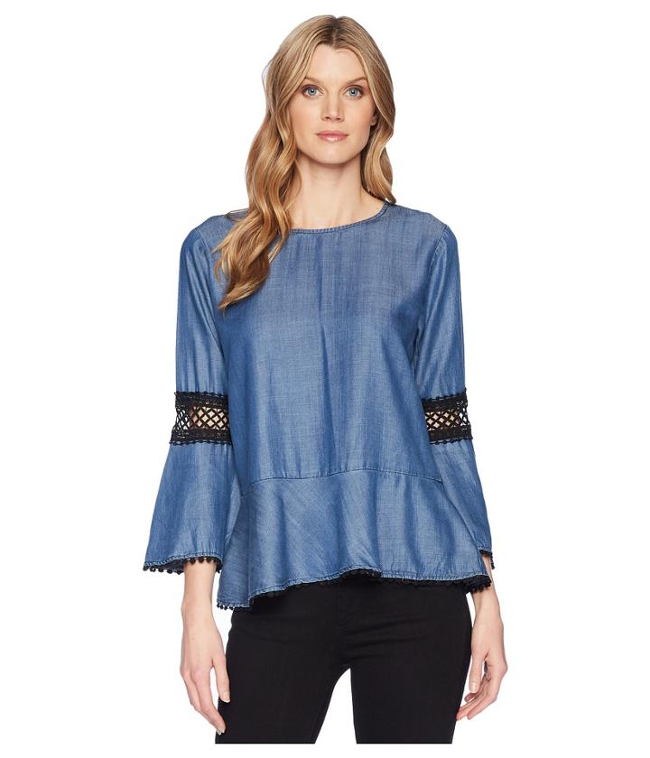 B Collection By Bobeau - Aine Tencel Blouse