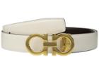 Salvatore Ferragamo - Adjustable/reversible Antiqued Gold Double Gancini