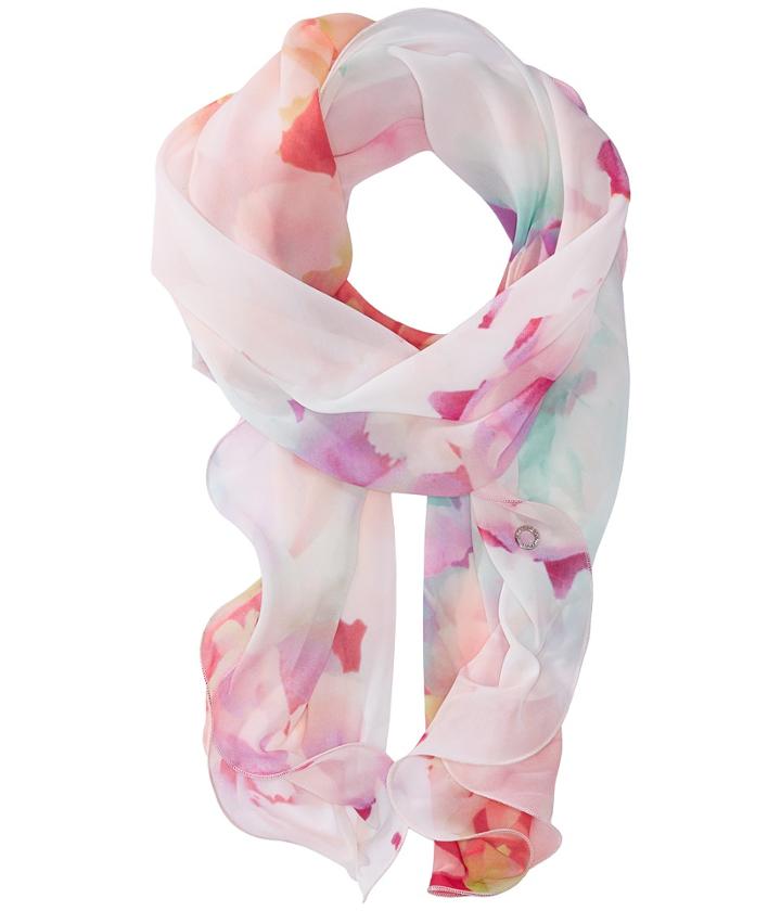 Calvin Klein - Spring Floral Chiffon Scarf