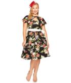 Unique Vintage - Plus Size Ashcroft Dress