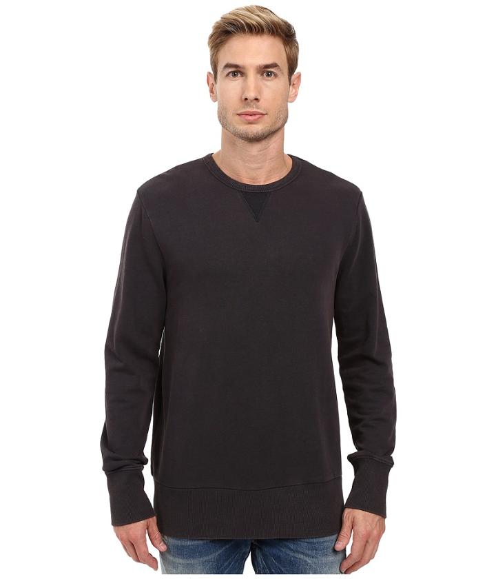 Alternative - Weathered Wash Light French Terry Commuter Crew Neck