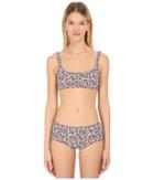 Proenza Schouler - Mini Text Print Sporty Bra Set