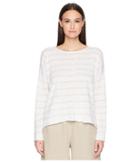 Eileen Fisher - Stripe Organic Linen And Cotton Sweater