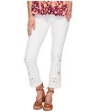 Free People - Cutwork Cigarette Jeans - White