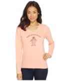 Life Is Good - Ice Daisy Penguin Long Sleeve Crusher Vee