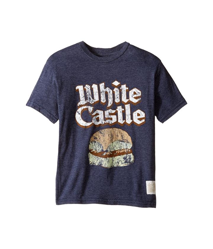 The Original Retro Brand Kids - Short Sleeve Tri-blend White Castle Tee