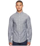 Original Penguin - Long Sleeve Polka Dot Lemon Print On Stretch Shirt