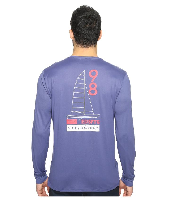 Vineyard Vines - Long Sleeve Performance Catamaran T-shirt