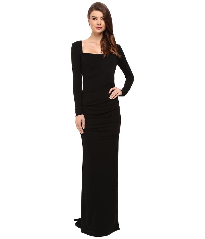 Nicole Miller - Long Sleeve Felicity Gown