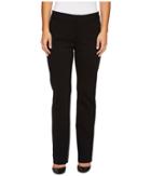 Nydj Petite - Petite Ponte Trouser Pants In Black