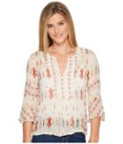 Lucky Brand - Mix Print Boho Top