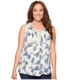 Lucky Brand - Plus Size Floral Printed Tank Top