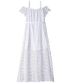 Us Angels - Pleated Lace Maxi Dress