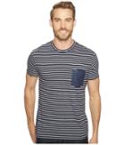 Calvin Klein Jeans - Stripe Tee With Denim Pocket