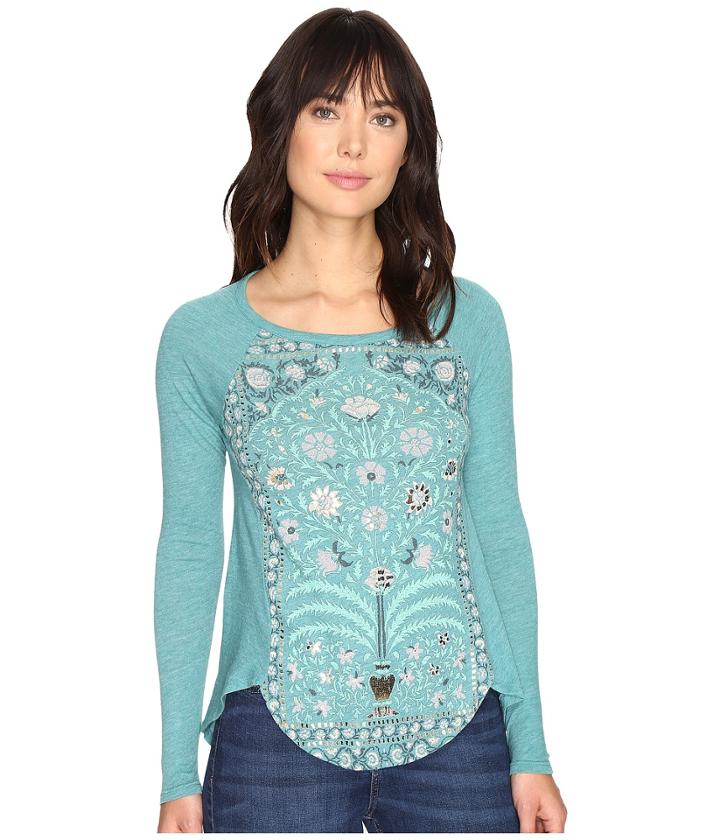 Lucky Brand - Flower Frame Top