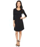 Mod-o-doc - Cotton Modal Spandex Jersey Crescent Empire Seam Dress