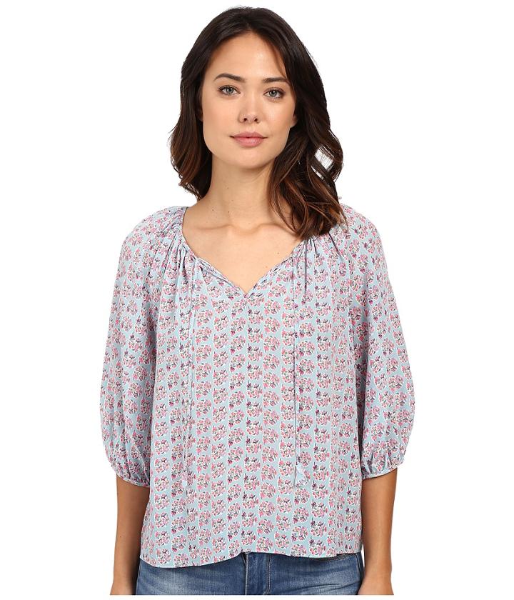 Rebecca Taylor - Short Sleeve Amanda Print Top