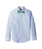 Tommy Hilfiger Kids - Long Sleeve Horizontal Stripe Shirt With Bowtie