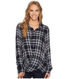 Mod-o-doc - Aquamist Long Sleeve Twist Hem Shirt