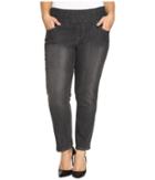 Jag Jeans Plus Size - Plus Size Amelia Pull-on Slim Ankle Comfort Denim In Thunder Grey