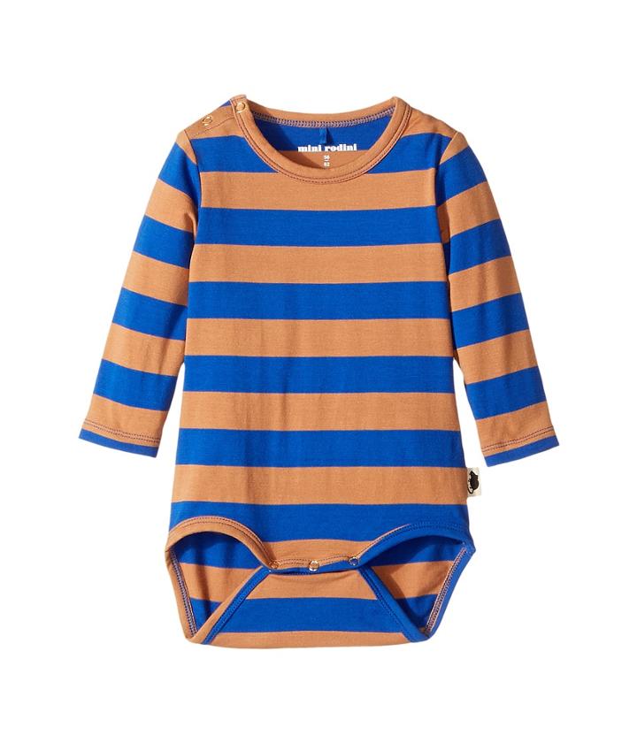 Mini Rodini - Block Stripe Long Sleeve Bodysuit