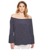 Michael Michael Kors - Plus Size Simple Dot Peasant Top