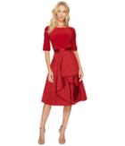 Adrianna Papell - Origami Taffeta And Jersey Dress