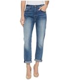 7 For All Mankind - High Waist Josefina W/ Light Distress In Wall Street Heritage 3