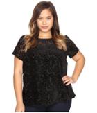 Lucky Brand - Plus Size Burnt Out Top
