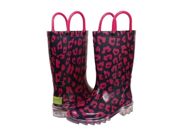 Western Chief Kids Wild Cat Lighted Rain Boot