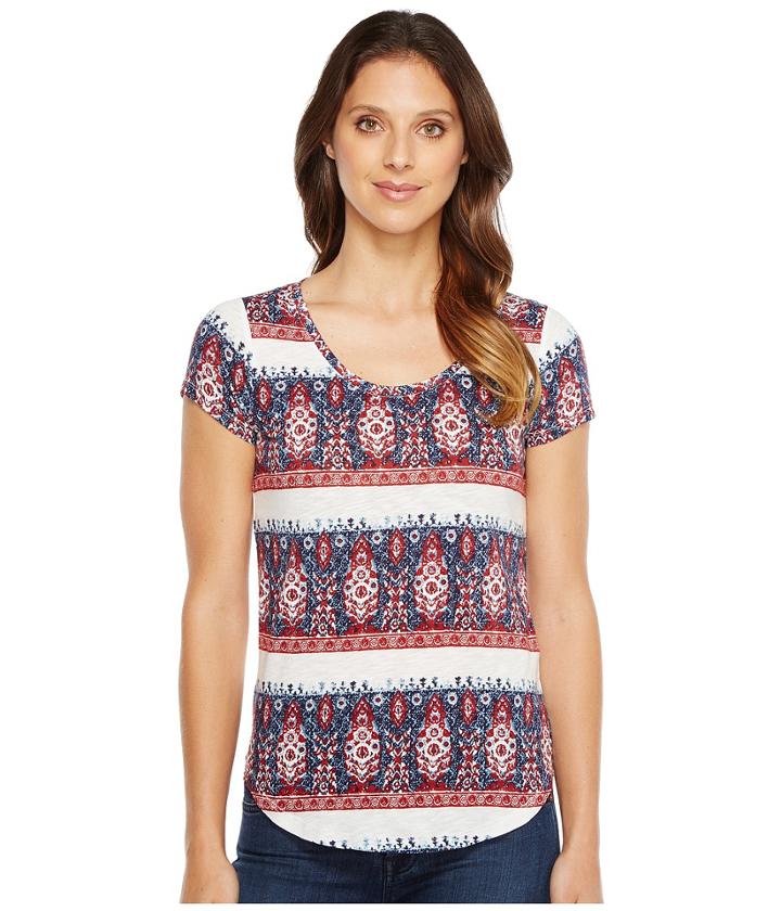 Lucky Brand - Bandana Stripe Tee