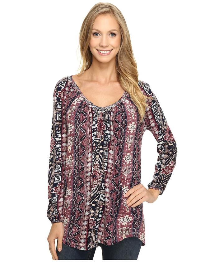 Lucky Brand - Tribal Printed Top