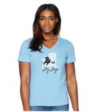 Life Is Good - Dog Days Crusher Vee Tee