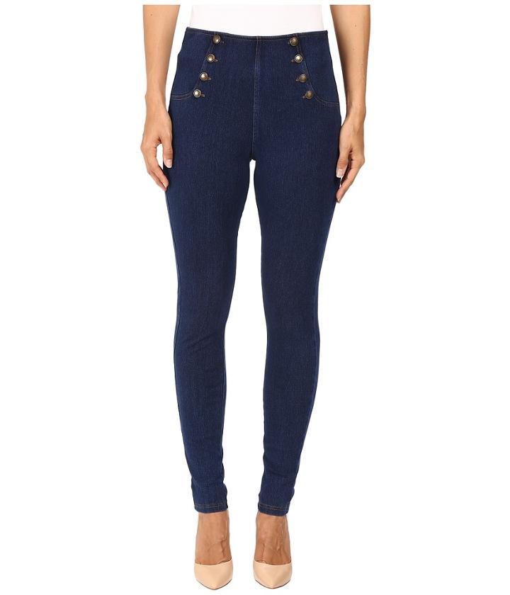 Hue - High Waist Sailor Denim Leggings