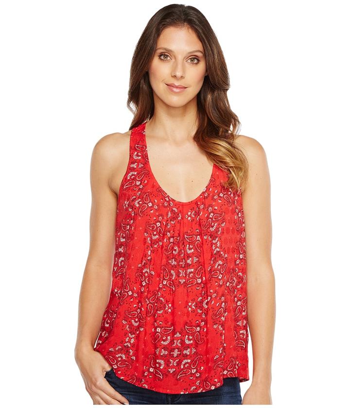 Lucky Brand - Cross-back Tank Top