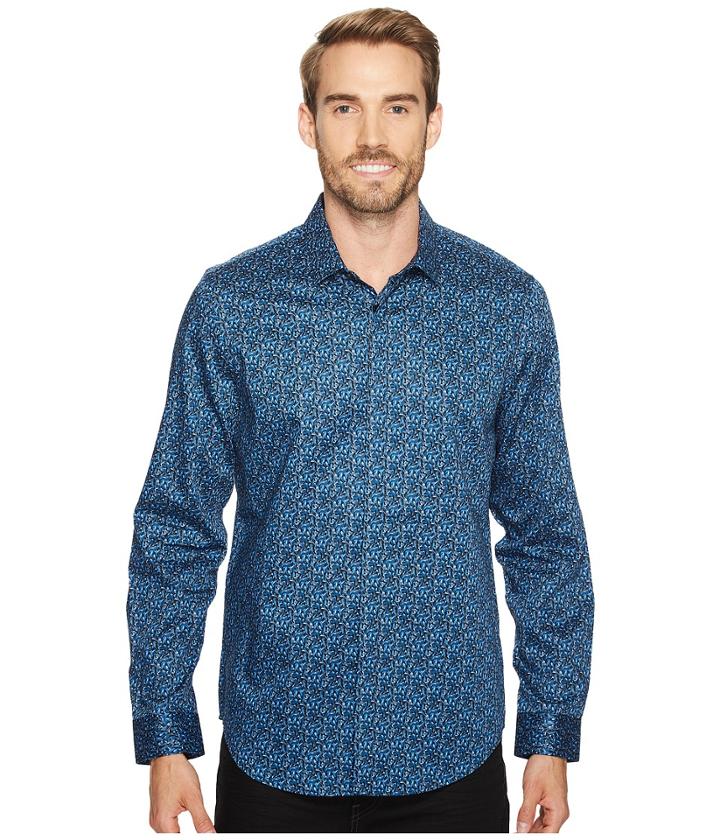 Calvin Klein - Multicolor Shatter Print Button Down Shirt