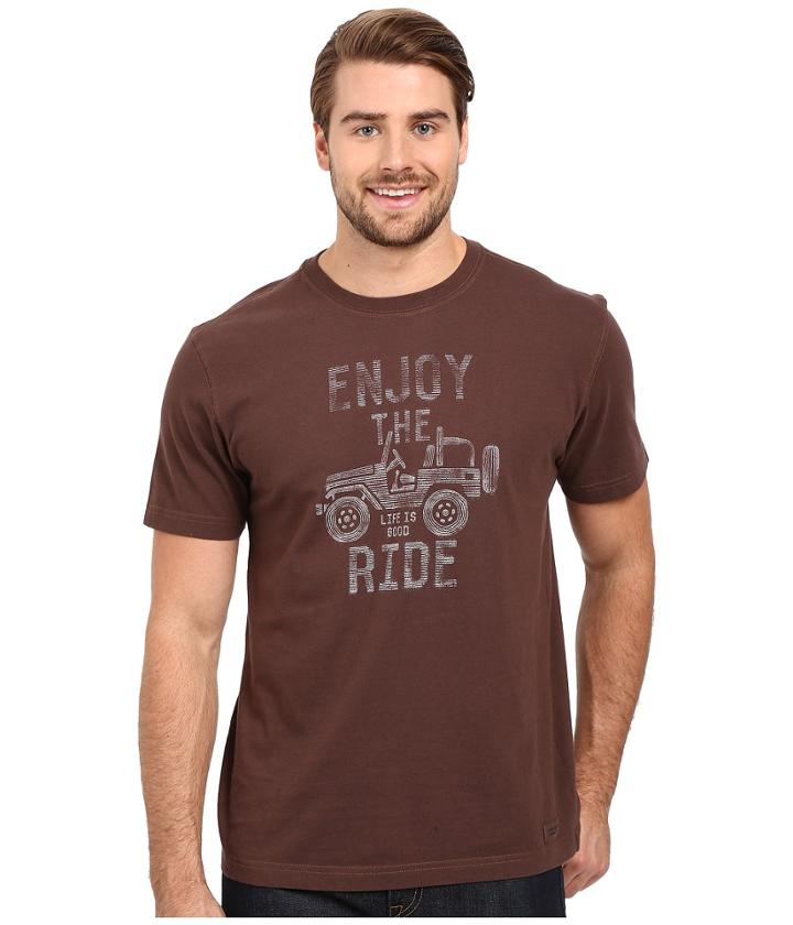 Life Is Good - Enjoy The Ride Jeep Crusher Tee