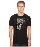 Versace Collection - Glitter Medusa Print T-shirt